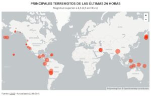 TERREMOTOS HOY | Terremotos hoy, 14 de septiembre: consulta dónde ha habido sismos y su escala en España y resto del mundo, en tiempo real | elperiodico.com