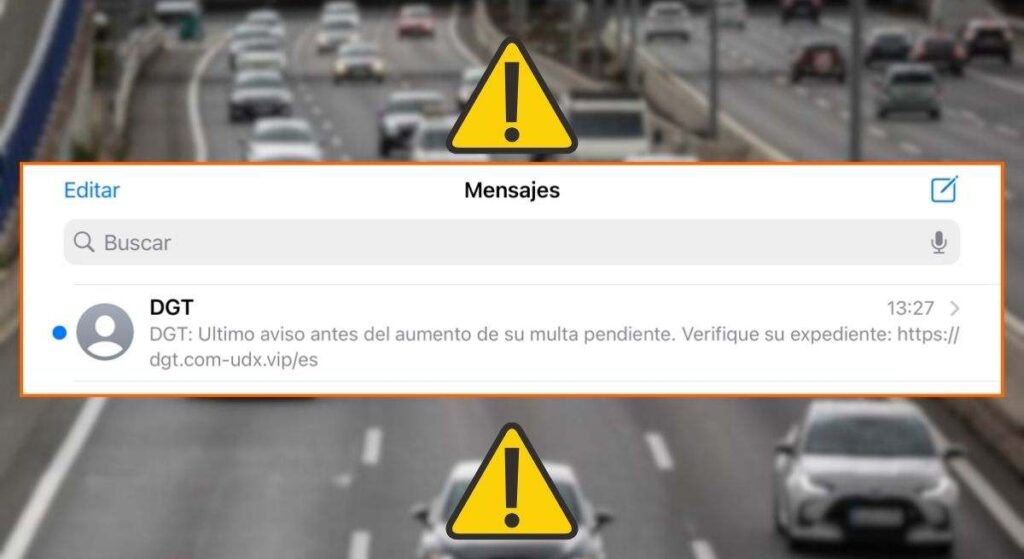 "Último aviso antes del aumento de su multa..."