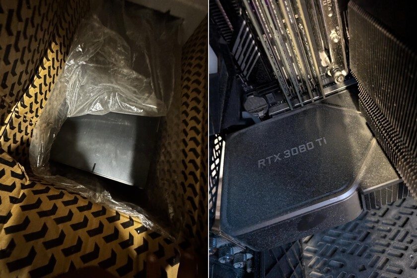 Un hombre pagó 23 dólares por una caja de PC en una subasta. Descubrió en su interior una CPU de 24 núcleos y una RTX 3080 Ti