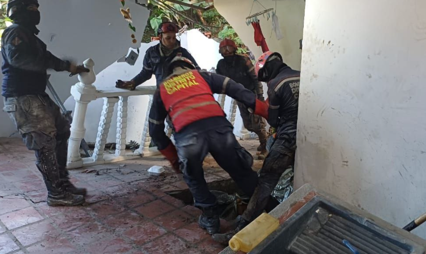 Una mujer de 67 años fallece y cuatro personas resultan heridas tras el colapso de vivienda en Cotiza