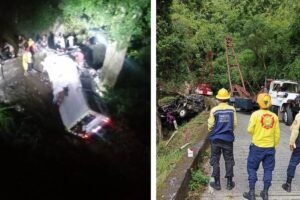 Una mujer murió y más de 20 personas resultaron heridas por vuelco de autobús en Choroní