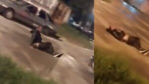 Vecinos descubren a presunto ladrón y lo arrastran varias cuadras en una camioneta