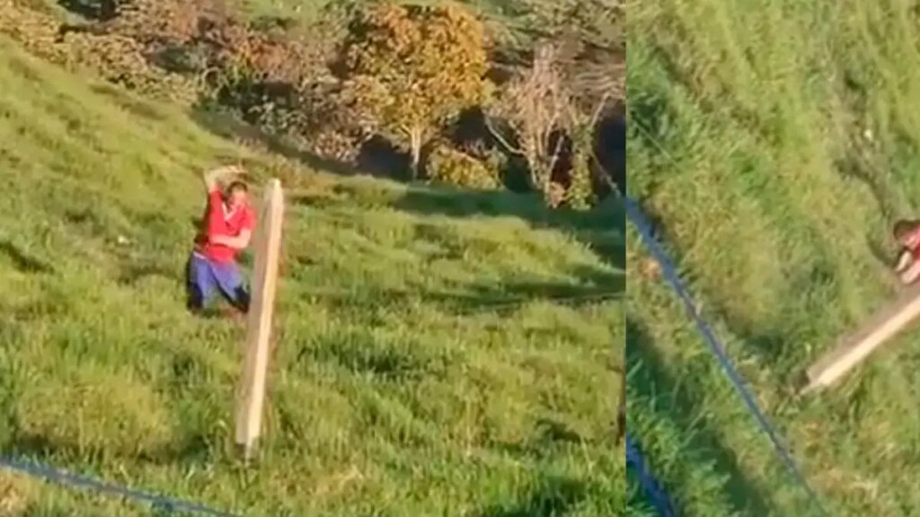 indignación por brutal golpiza de un padre a su hijo en Yarumal