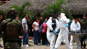 las víctimas estaban en una fiesta