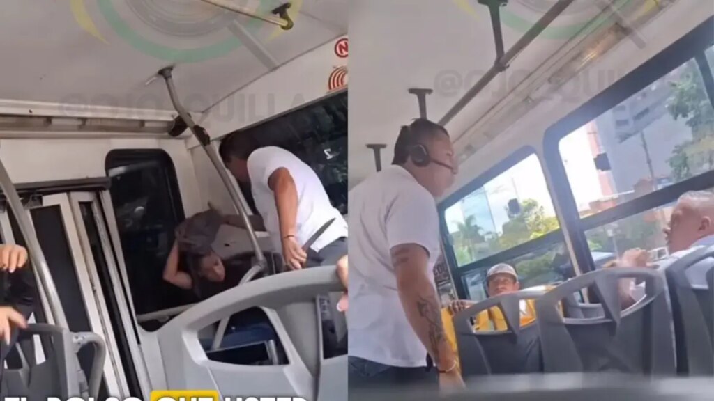 les pegó una cachetada a cada una y les quitó sus bolsos