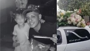 moto en la que iba chocó contra un camión