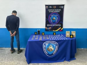 Aprehendido mecánico automotriz por presunta distribución de droga