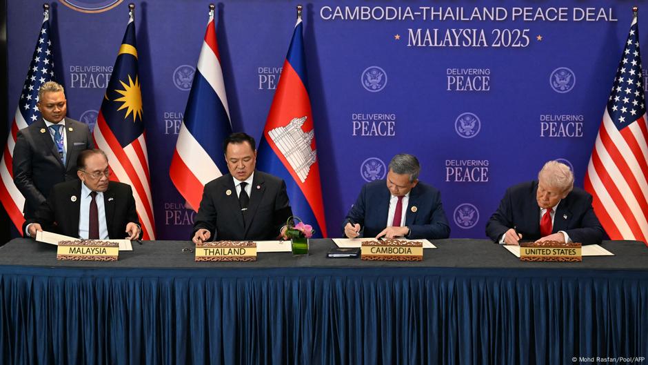 Camboya y Tailandia firman pacto de paz con Trump de testigo – DW – 26/10/2025