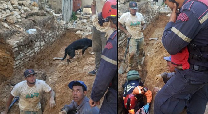 Colapso de muro deja un fallecido en El Hatillo