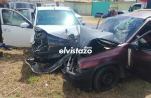 Colisión entre Corsa y Ford Fiesta adyacente al Mancora deja múltiples adultos y menores de edad lesionados