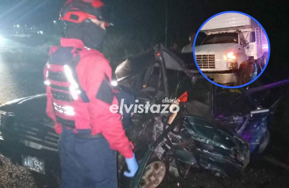 Conductor de Fiat Uno lesionado tras colisionar contra un camión Kodiak en el sector La Medianía, Troncal 9 de Anzoátegui