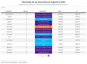 ELECCIONES ARGENTINA | ¿Quién ha ganado las elecciones en Argentina 2025? ¿Quién ha votado a Milei? Los resultados, por provincias | elperiodico.com