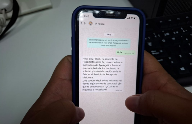 Felipe IA, el chatbot para resolver dudas espirituales por WhatsApp