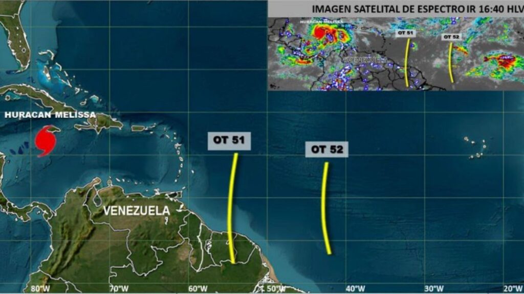 Inameh vigila dos ondas tropicales que se aproximan a Venezuela
