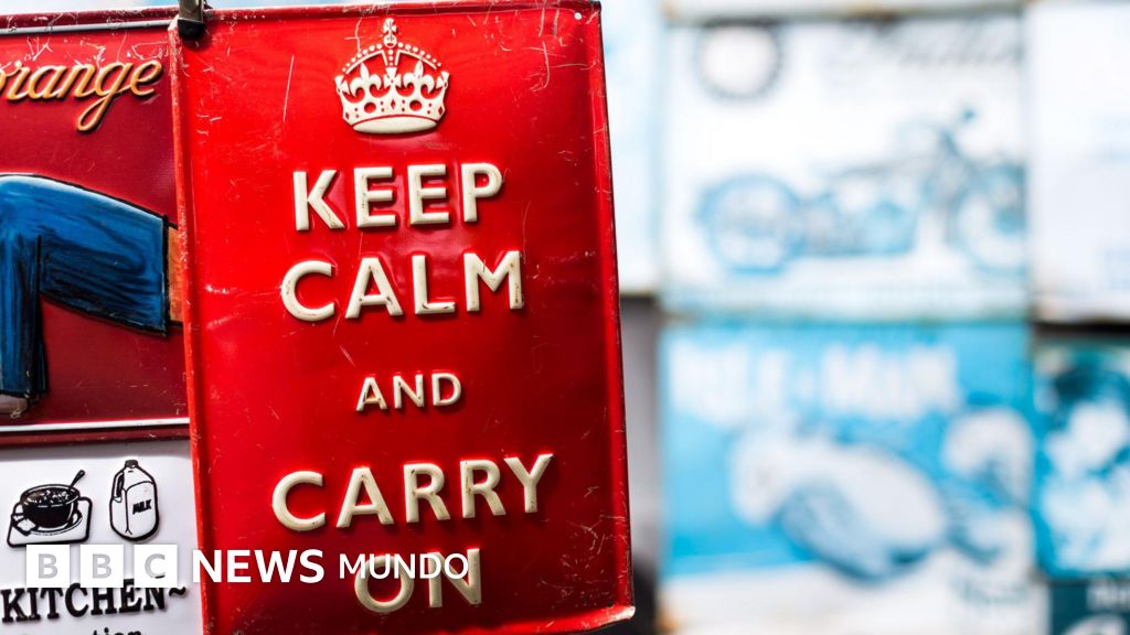 'Keep Calm and Carry On': cómo un olvidado afiche británico de la Segunda Guerra Mundial se convirtió en un fenómeno en el siglo XXI