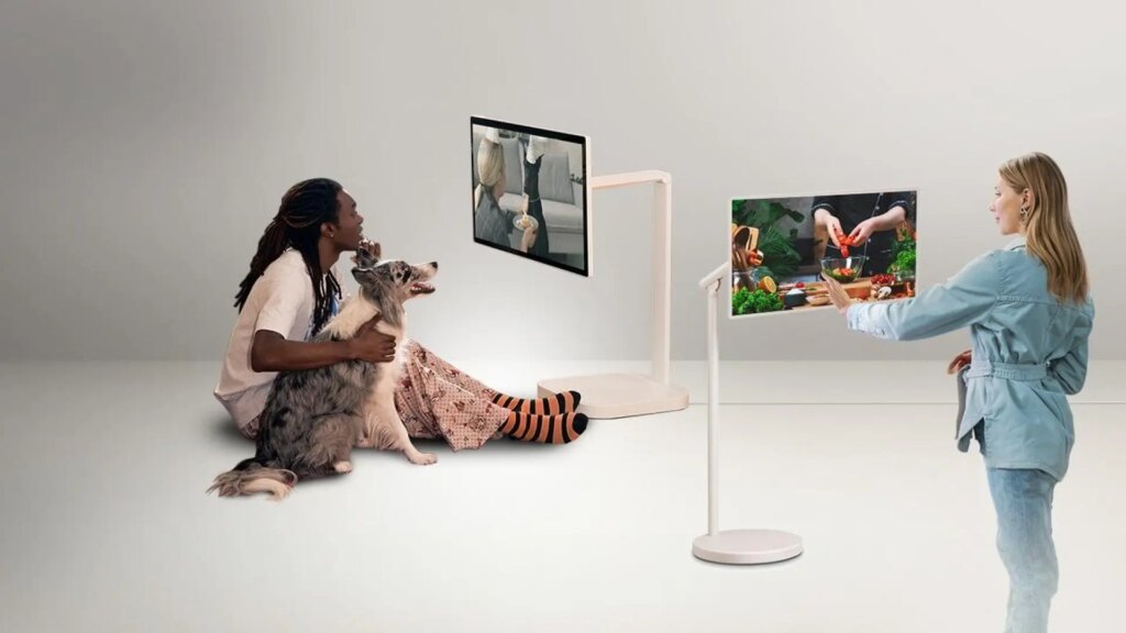 LG presenta sus Smart TV portátiles con batería y ruedas para llevarlas a cualquier lado
