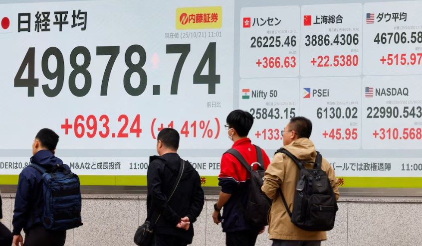 Los mercados asiáticos alcanzaron máximos históricos tras el acuerdo provisional entre Estados Unidos y China sobre tierras raras