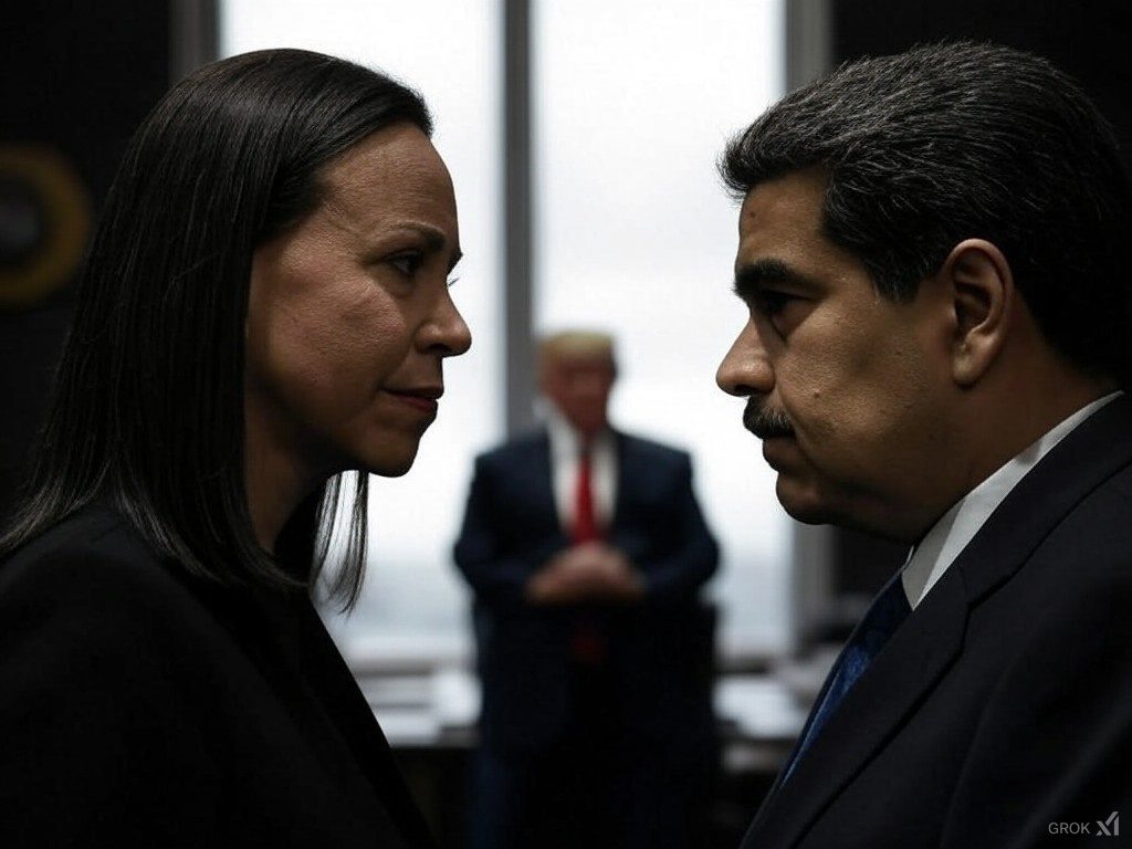 María Corina Machado Nicolás Maduro Trump
