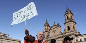Miles de colombianos marcharon en Bogotá en respaldo a Gustavo Petro