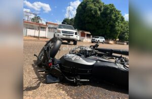 Presunto giro en «U» ocasionó colisión entre una moto y una Luv DMAX en Guanipa