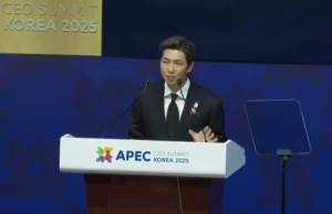 RM de BTS exhortó a los empresarios a apoyar a los creadores culturales