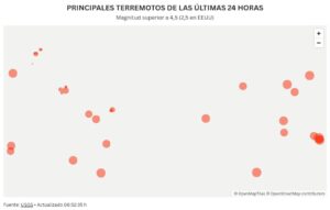 TERREMOTOS HOY | Terremotos hoy, 26 de octubre: consulta dónde ha habido sismos y su escala en España y resto del mundo, en tiempo real | elperiodico.com