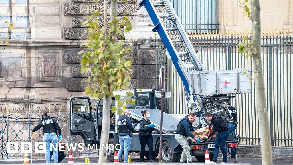 "Transportamos tus tesoros": la creativa campaña publicitaria que lanzó la empresa de la escalera utilizada para el robo en el Louvre