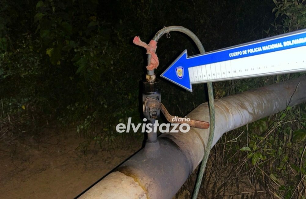 Un detenido por extraer "condensado" de una Estación de Válvulas de PDVSA Gas Anaco