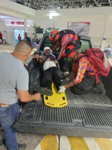 Un hombre resultó herido al perder el control de su moto en el Paseo Simón Bolívar