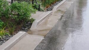 así son las calles que beben la lluvia y limpian el agua antes de que se pierda