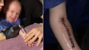 ¡Indignante! Pareja tatuó a su hijo de un año para ganar un apartamento en un concurso