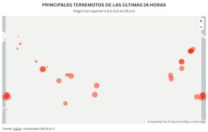 TERREMOTO ALMERÍA | Terremotos hoy, 7 de noviembre: consulta dónde ha habido sismos y su escala en España y resto del mundo, en tiempo real | elperiodico.com