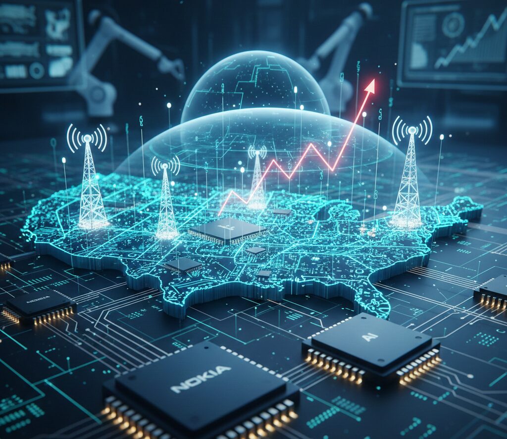 Nokia invertirá US$4.000 millones en EE.UU. en I+D y fabricación de redes con IA - AlbertoNews