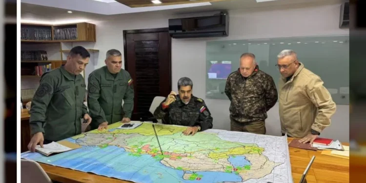 Maduro prácticas militares