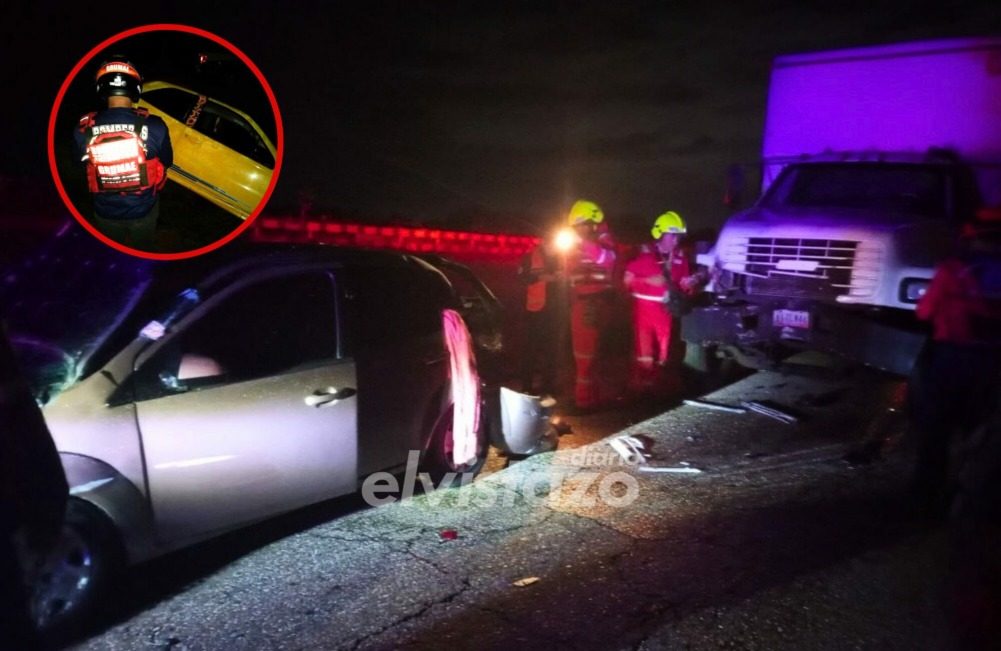 Al menos dos adultos y dos menores lesionados en colisión múltiple con vehículo accidentado en Bajo Hondo