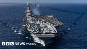 Así es el USS Gerald Ford, el buque de guerra más grande del mundo que EE.UU. envió a las costas del Caribe y que costó US$13.000 millones