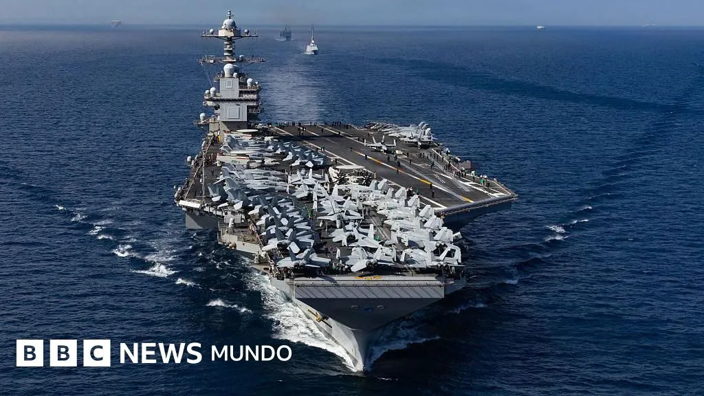Así es el USS Gerald Ford, el buque de guerra más grande del mundo que EE.UU. envió a las costas del Caribe y que costó US$13.000 millones