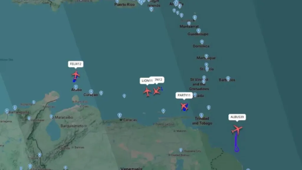 Aviones militares estadounidense sobrevolaron cerca de Venezuela y aumenta la tensión en la región