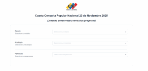 CNE no activa aún su página web, pero habilita otra para la consulta popular del 23 de noviembre