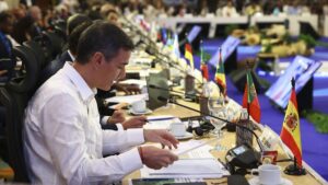 CUMBRE CELAC-UE | Sánchez llama a los estados a «respetar el derecho internacional» y resolver sus diferendos «por medios pacíficos» | elperiodico.com
