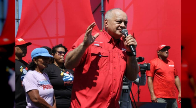 Cabello pide «estar listo» ante posible «acción» de EEUU