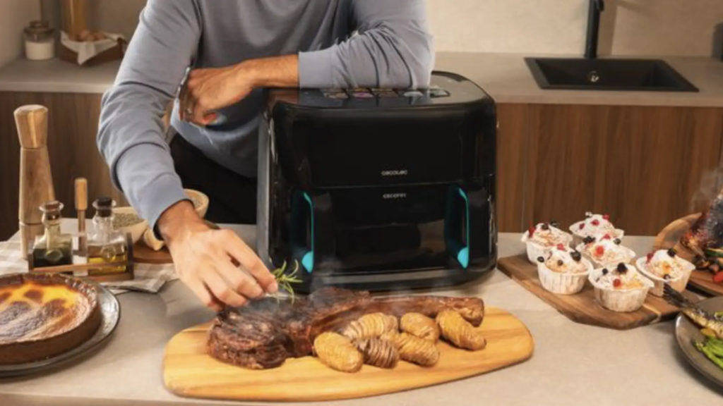 Cecotec rebaja 190 euros su 'airfryer' con ahumador