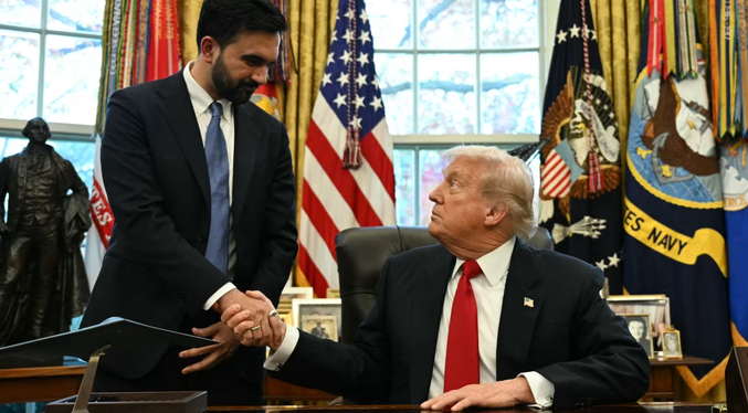 Donald Trump se reúne con Zohran Mamdani en la Casa Blanca
