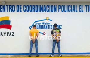 Dos jóvenes de 22 años detenidos en Polianzoátegui El Tigre por agredir a un adolescente de 15