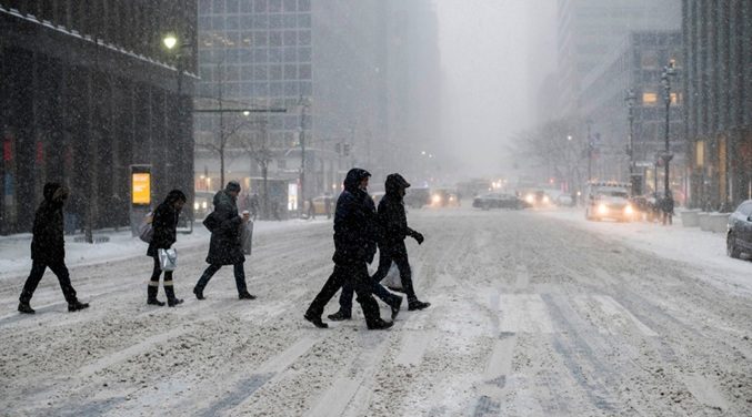 EEUU advierte de ola de frío en dos tercios con temperaturas altas