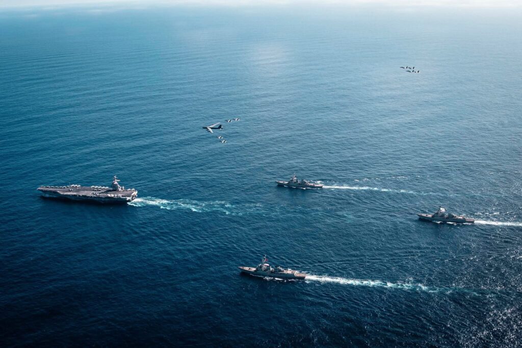 EEUU divulga primeras imágenes del portaviones Gerald Ford muy cerca del Caribe