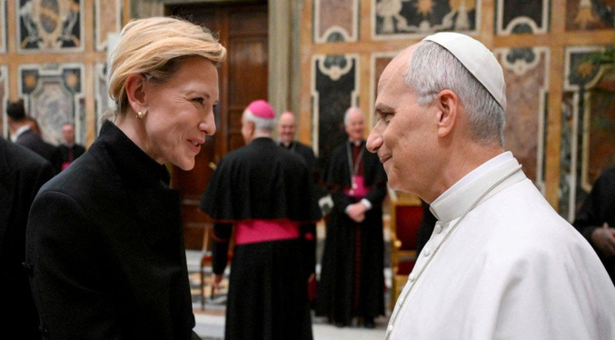 El Papa León XIV recibe a personalidades del cine en El Vaticano