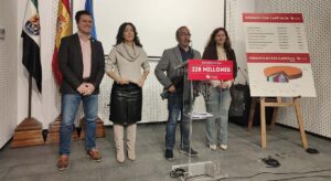 El Presupuesto de la Diputación de Cáceres para 2026 llega hasta los 201,9 millones y crece un 7,64%