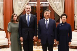 El presidente de China y la primera dama ofrecen una cena privada a los Reyes | europapress.es