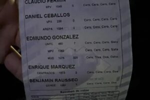 El testigo silencioso del fraude electoral del 28-J